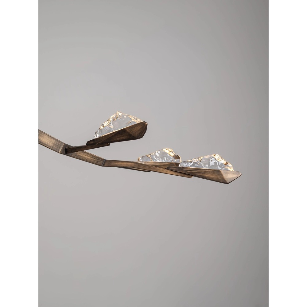 Antike Pendellampe Greta Antikes Messing 137,5 cm Lyora 5212063500334