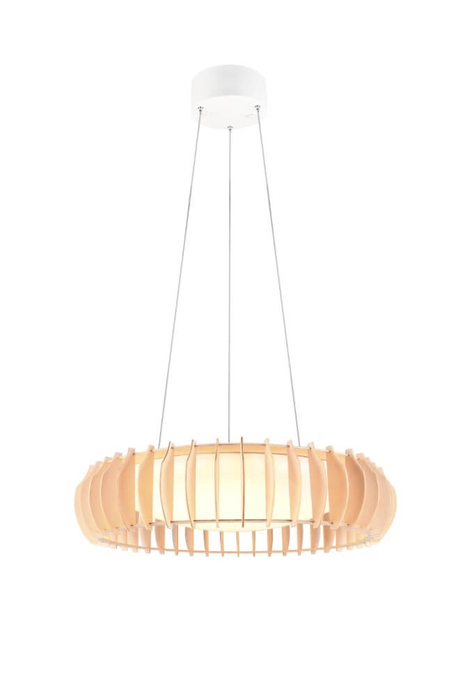 Hängelampe aus Holz Monte Ø 60cm
