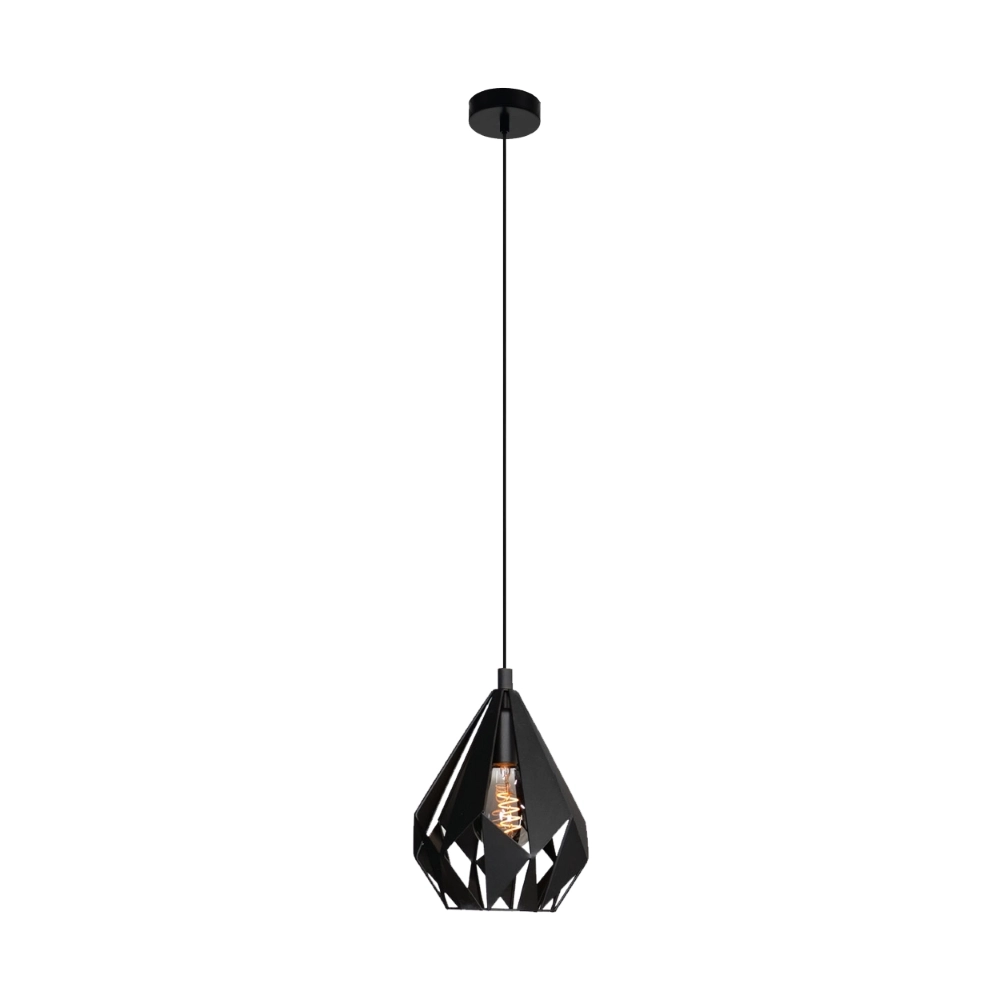Schwarze Pendelleuchte Carlton 5 Ø 20,5cm