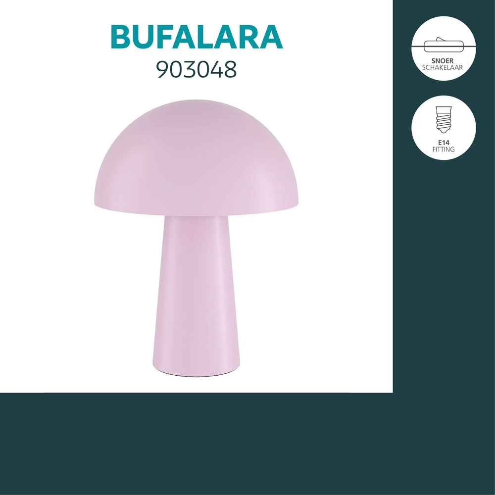 Tischlampe Bufalara Pink