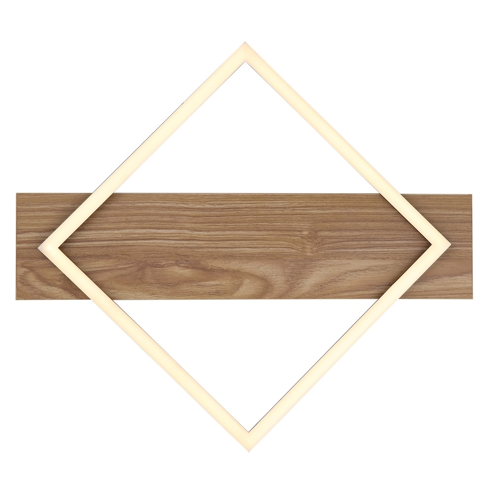 Deckenlampe Beatrix I Schwarz mit Holz Globo 9007371465392