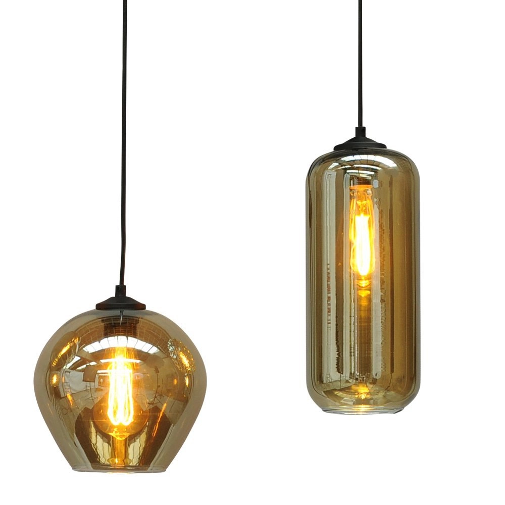 Glas Esszimmer Pendelleuchte Quinto 5 Masterlight 8718121220017