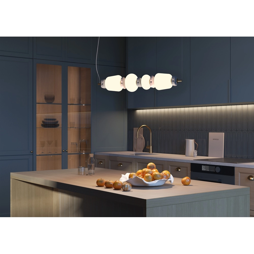 Pendellampe Ceramic Led Keramik und Glas 71 cm Lyora 5903139117005