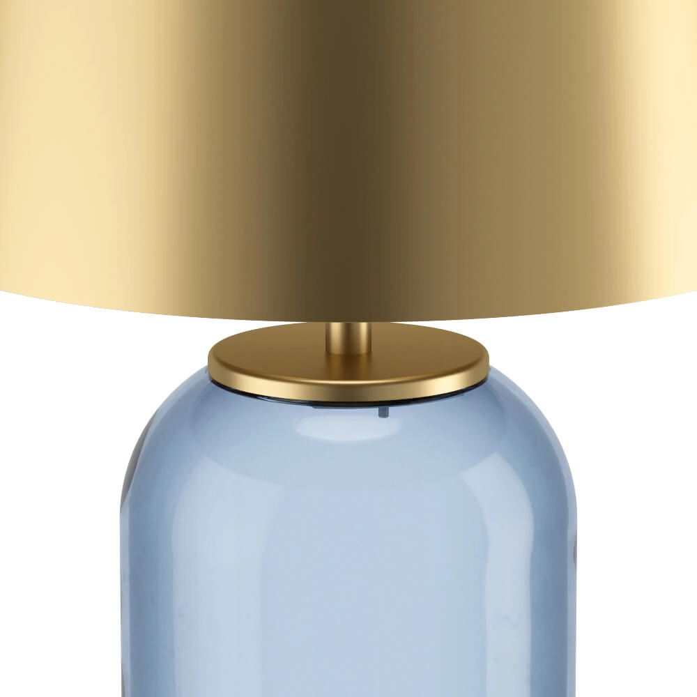 Schicke Tischlampe Cuite mit goldener Haube Stars of Light 9008606221257