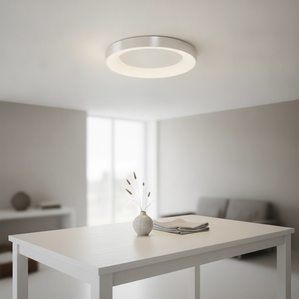 Deckenlampe Rando Thin silbergrau Ø 60cm