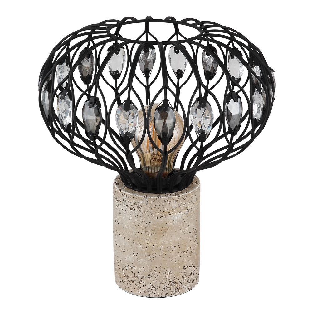 Tischlampe Dorthy Country Black Globo 9007371566075