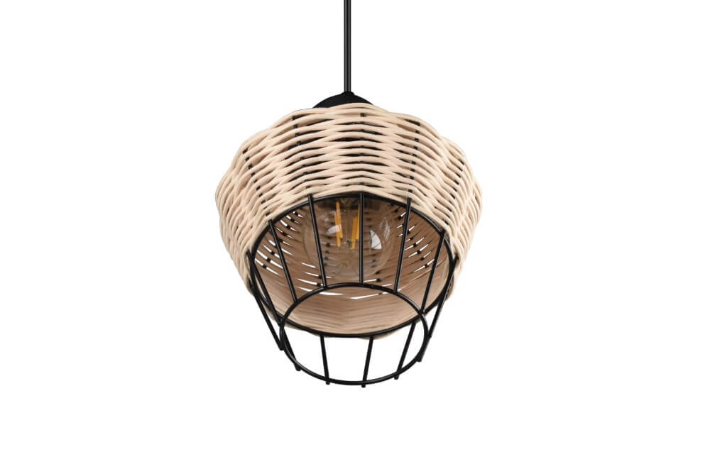 Hängelampe Borka Rattan Trio 4017807556094