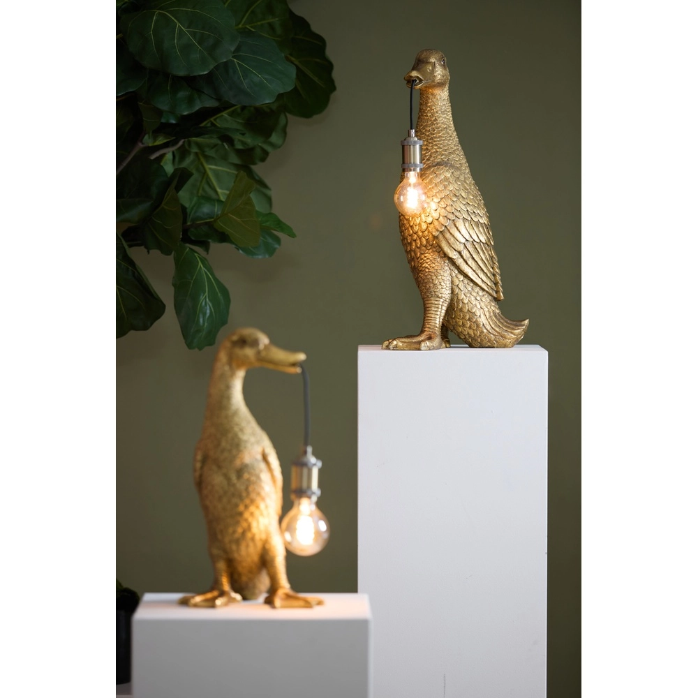Tischlampe Duck Entenbronze 65 cm Light & Living 8717807675585