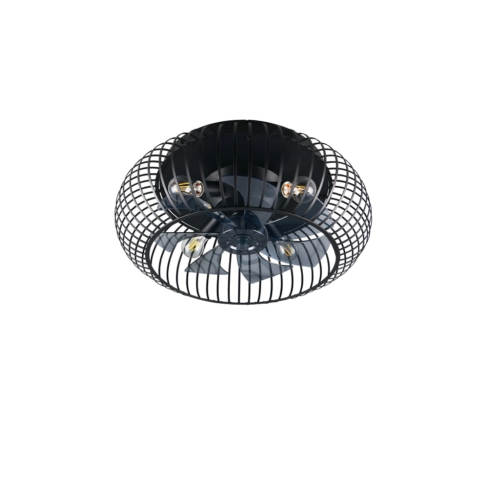 Schwarzer Fächer Johanna Ø 61cm Trio 4017807688115