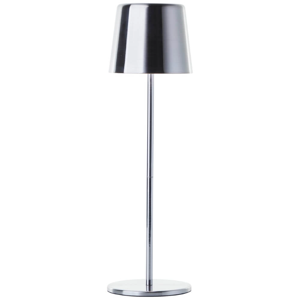 Wiederaufladbare Tischlampe Xaana Nickel