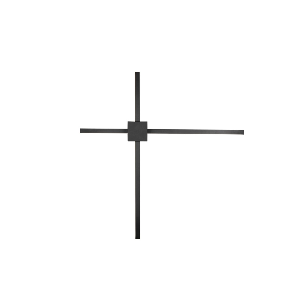 Moderne Wandlampe Cassino Schwarz 67,5 cm Trio 4017807683202