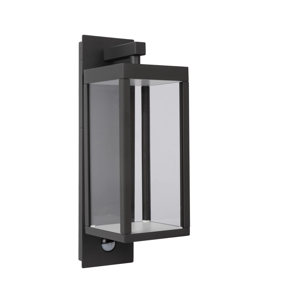 Entwurfswandlampe Clairette Anthrazit mit Bewegungsmelder
