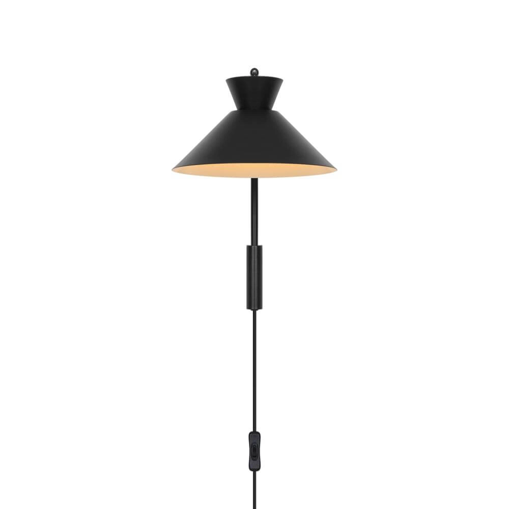 Schlanke Wandleuchte Dial schwarz Nordlux 5704924013744