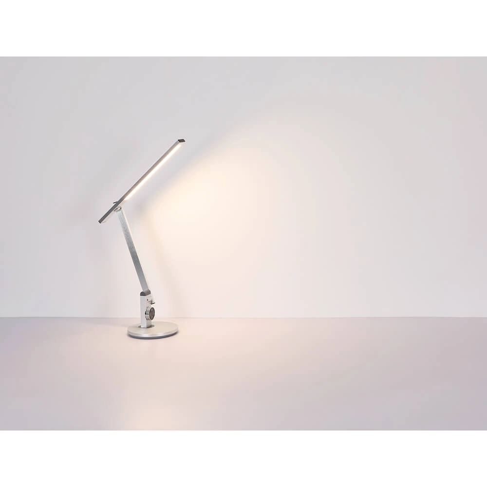Schreibtischlampe Solana Silbergrau Globo 9007371449644