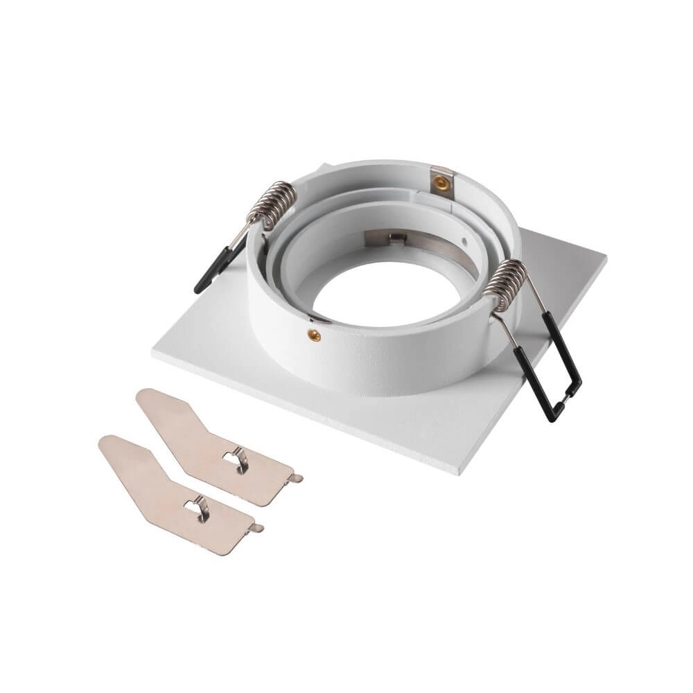 Montagering New Tria 75 quadratisch weiß - ohne Beschlag SLV 4024163276405