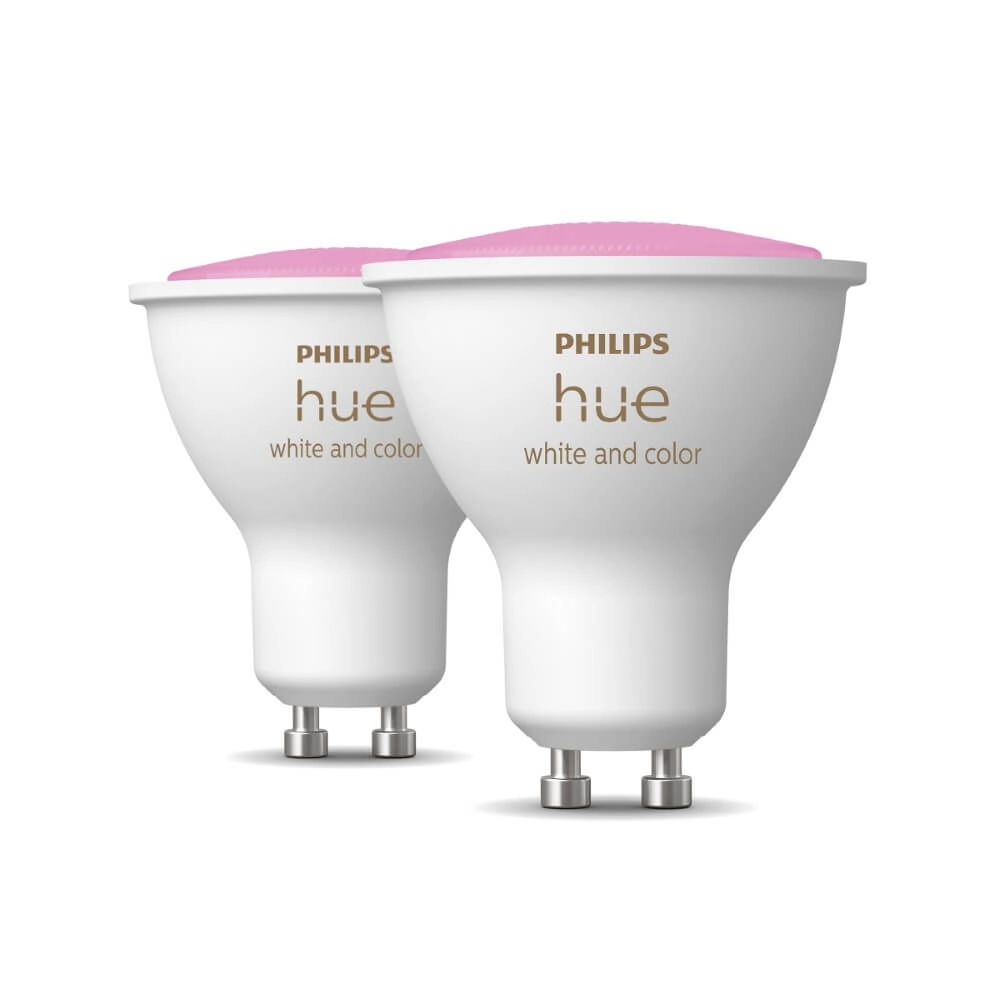GU10 - 4,3W - White and Color 2er-Set Philips 8720169229815