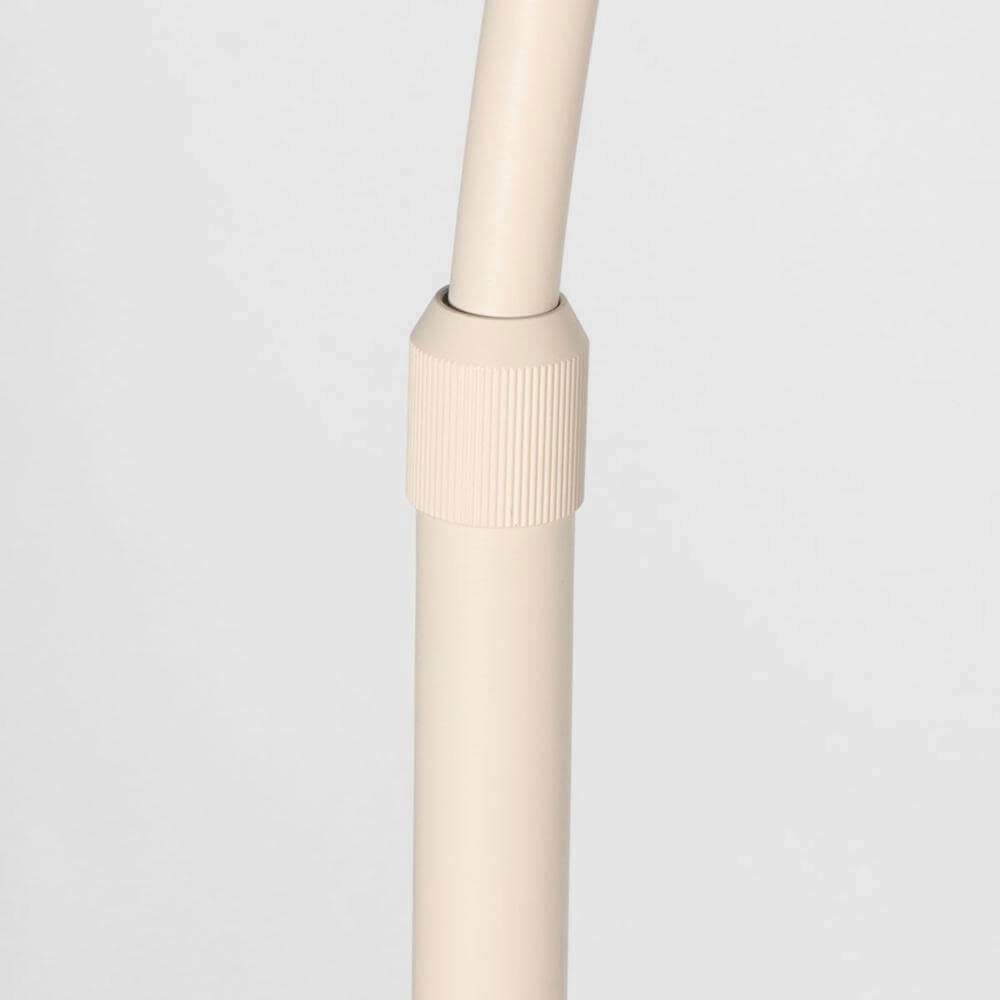Bogenlampe Sparkled Light creme mit weißem Kugelschirm Ø 45cm Steinhauer 8712746179958