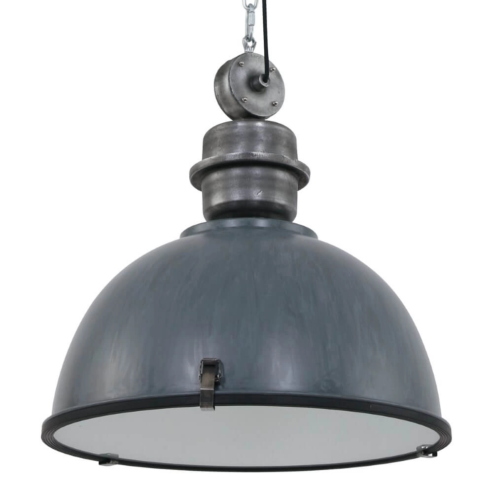 Pendelleuchte Bikkel XXL Vintage Grey mit Nickel Steinhauer 8712746106718