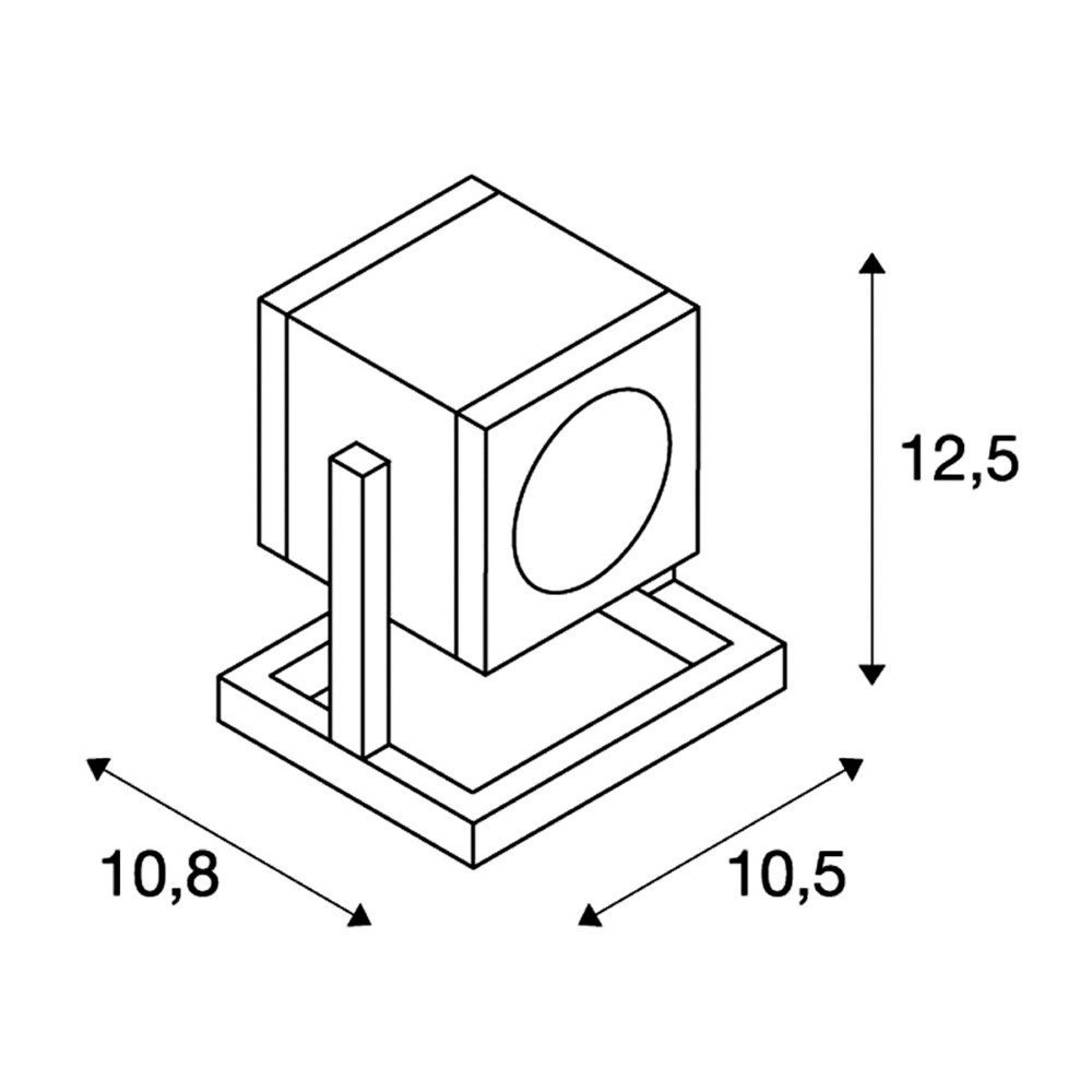 Strahler für Außen Cubix SLV 4024163159814