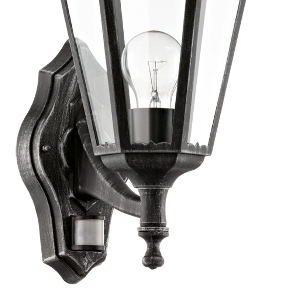 Außenlampe Navedo Bewegungssensor schwarz Eglo 9002759934583