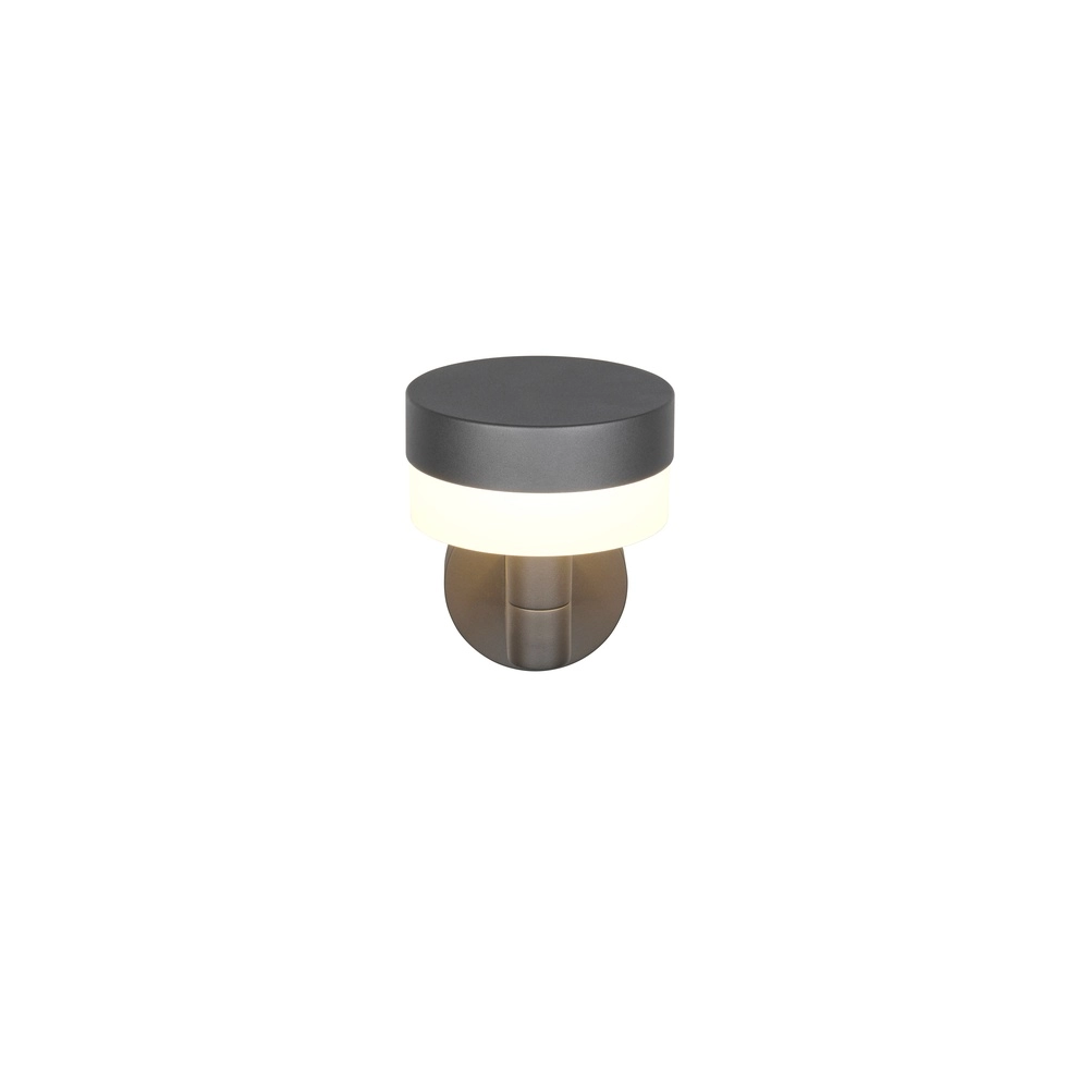 Design-Wandleuchte Mackenzie anthrazit mit Sensor Trio 4017807648539