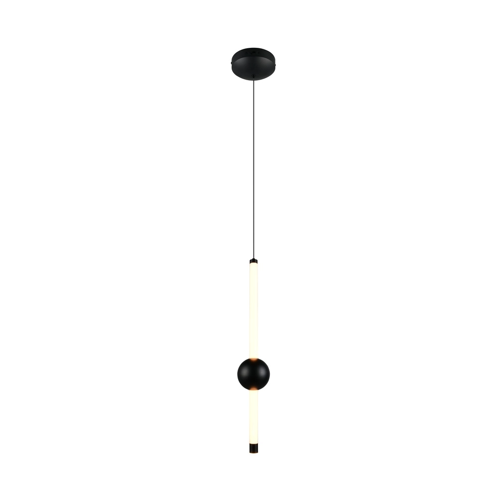 Moderne Pendelleuchte Melita schwarz Trio 4017807661927