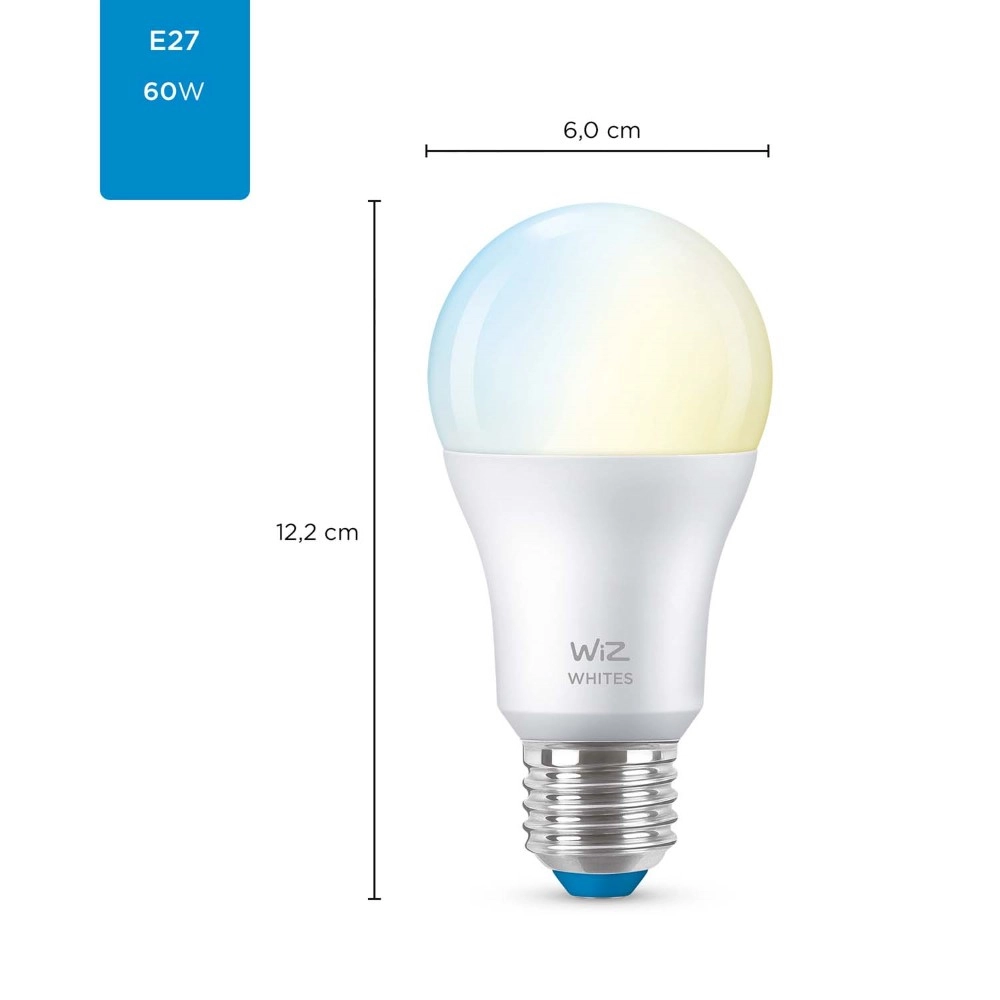 Intelligente Glühbirne 8,5W - E27 - Led 2700–6500 K WiZ 8718699787035