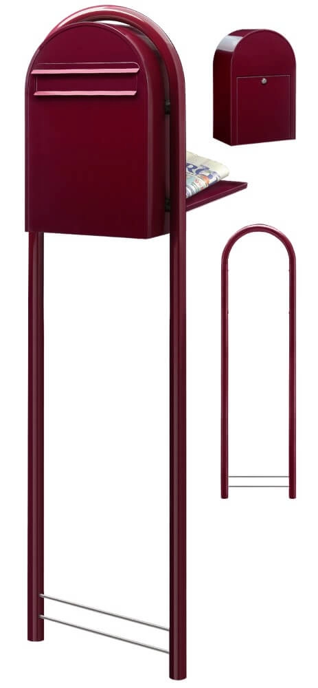 Briefkasten Classic B 3005 Burgund Bobi 6417237006134