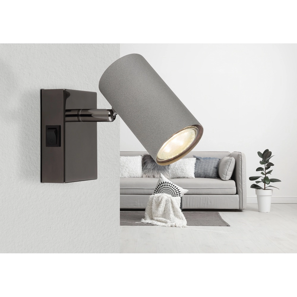 Oberflächenmontierter Spot Robby Gunmetal Globo 9007371465545