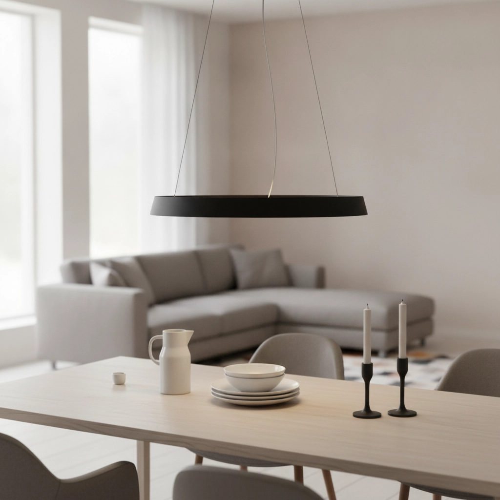 Design-Pendelleuchte Ormi Ø 60cm schwarz