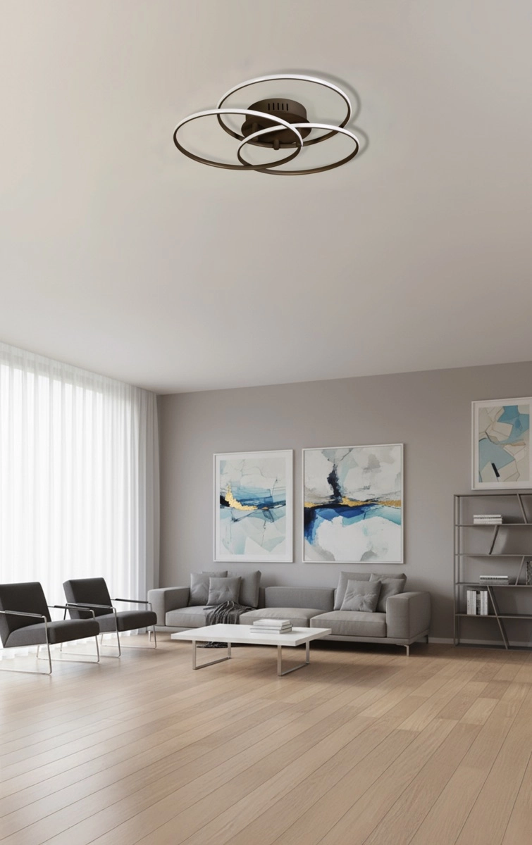 Design-Deckenlampe Jasmijn Ø 42 cm – Sand ETH 8720195312345