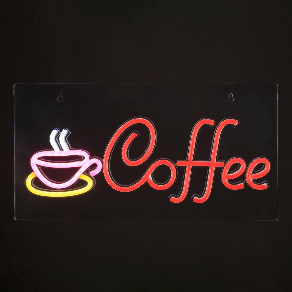 Neon-Wandlampe Neon-Tales "Kaffee" Brilliant 4004353477836