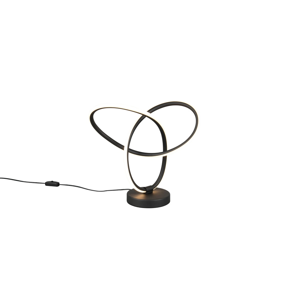 Tischlampe Lando Ausführung schwarz Trio 4017807656527