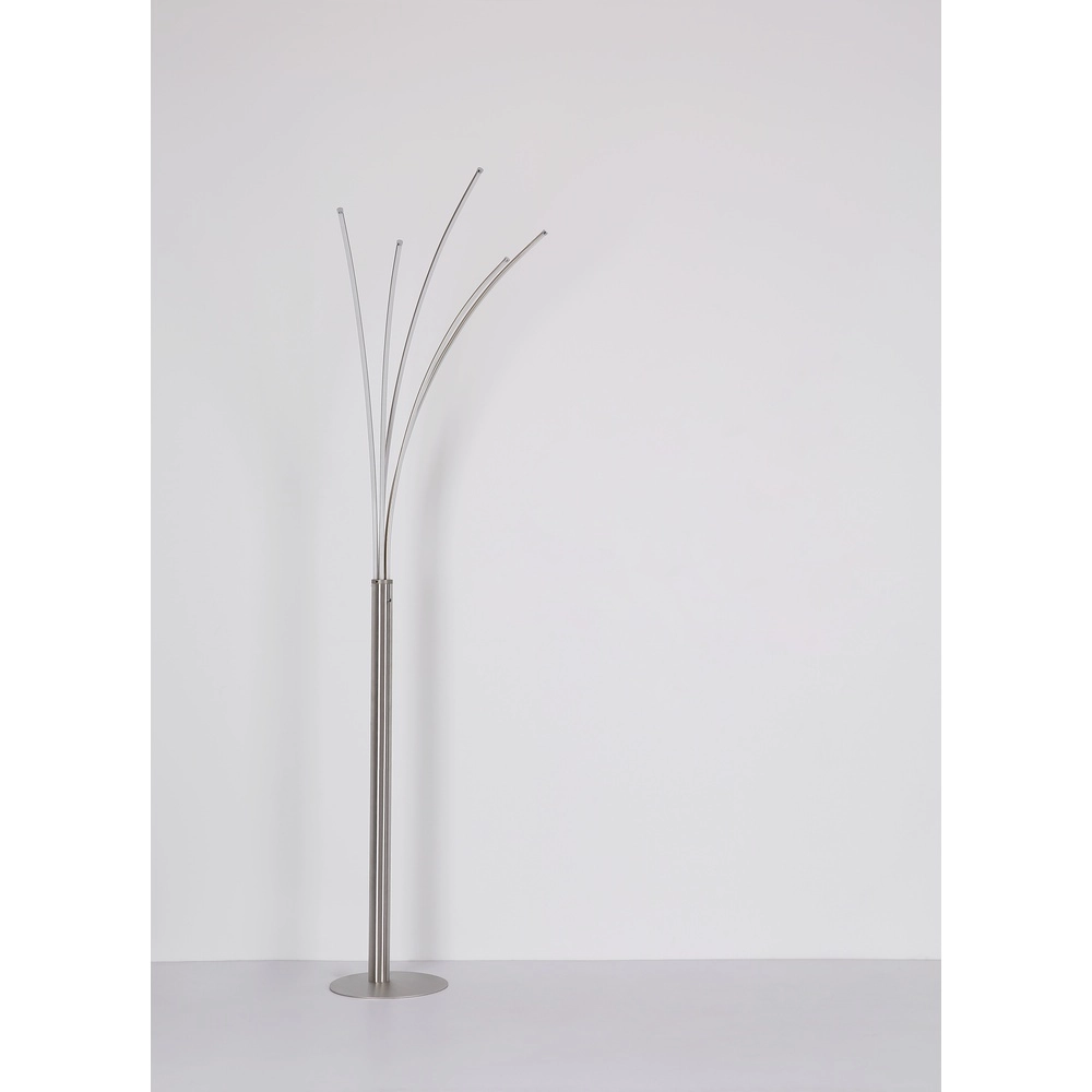 Moderne Stehlampe Bizzy Nickel Globo 9007371452712