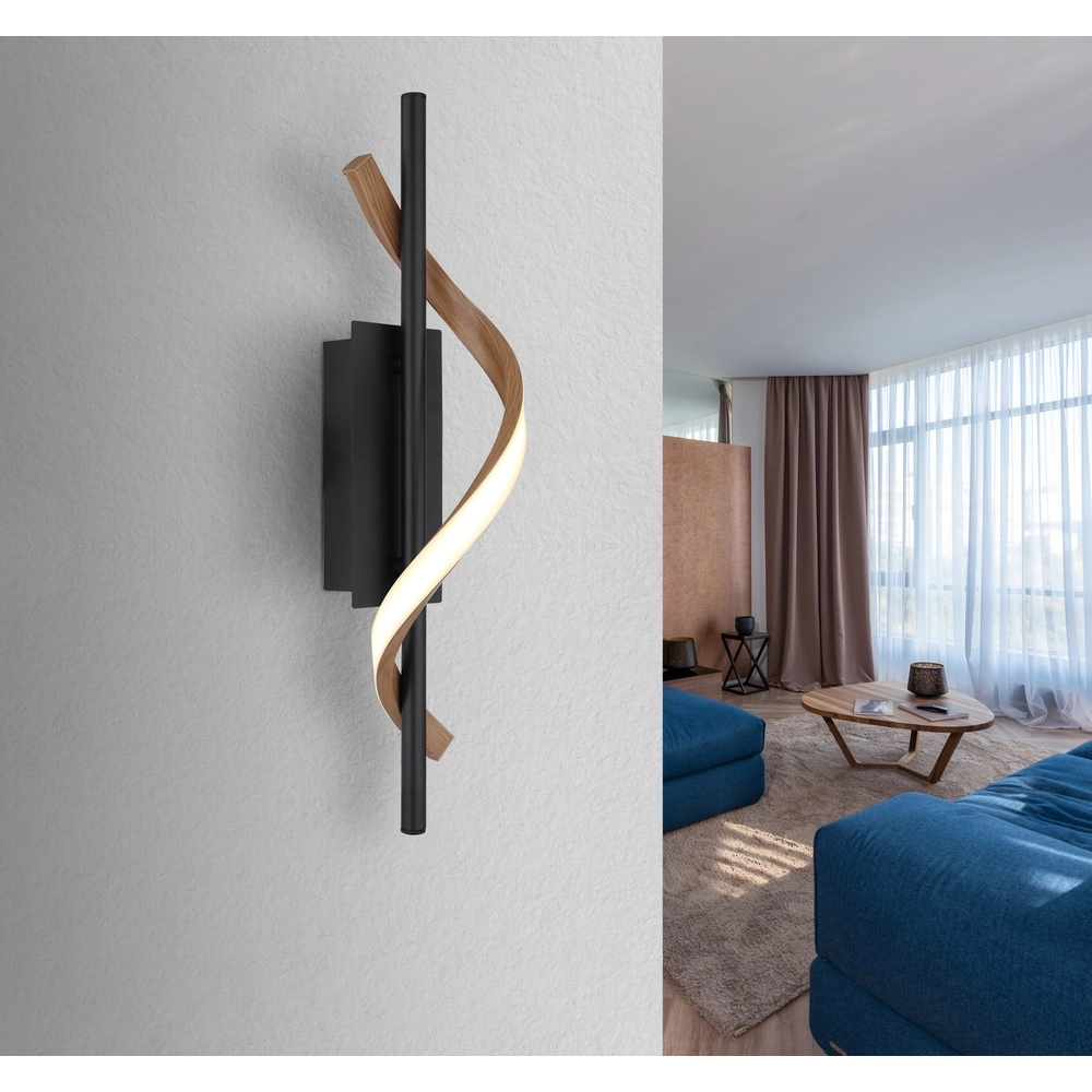 Design-Wandlampe Watkins Schwarz Globo 9007371525751