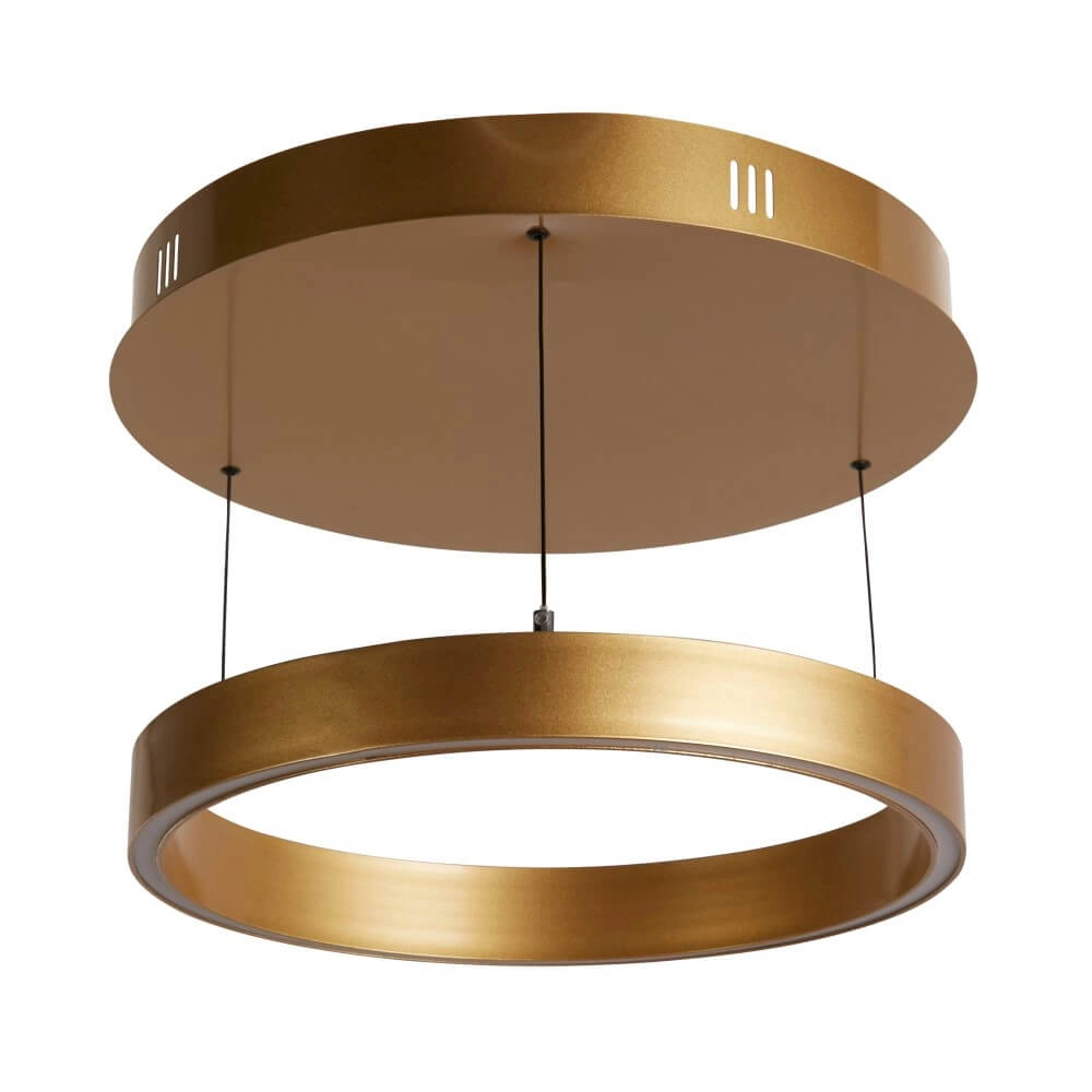 Goldene Hängelampe Layla rund Ø 44cm