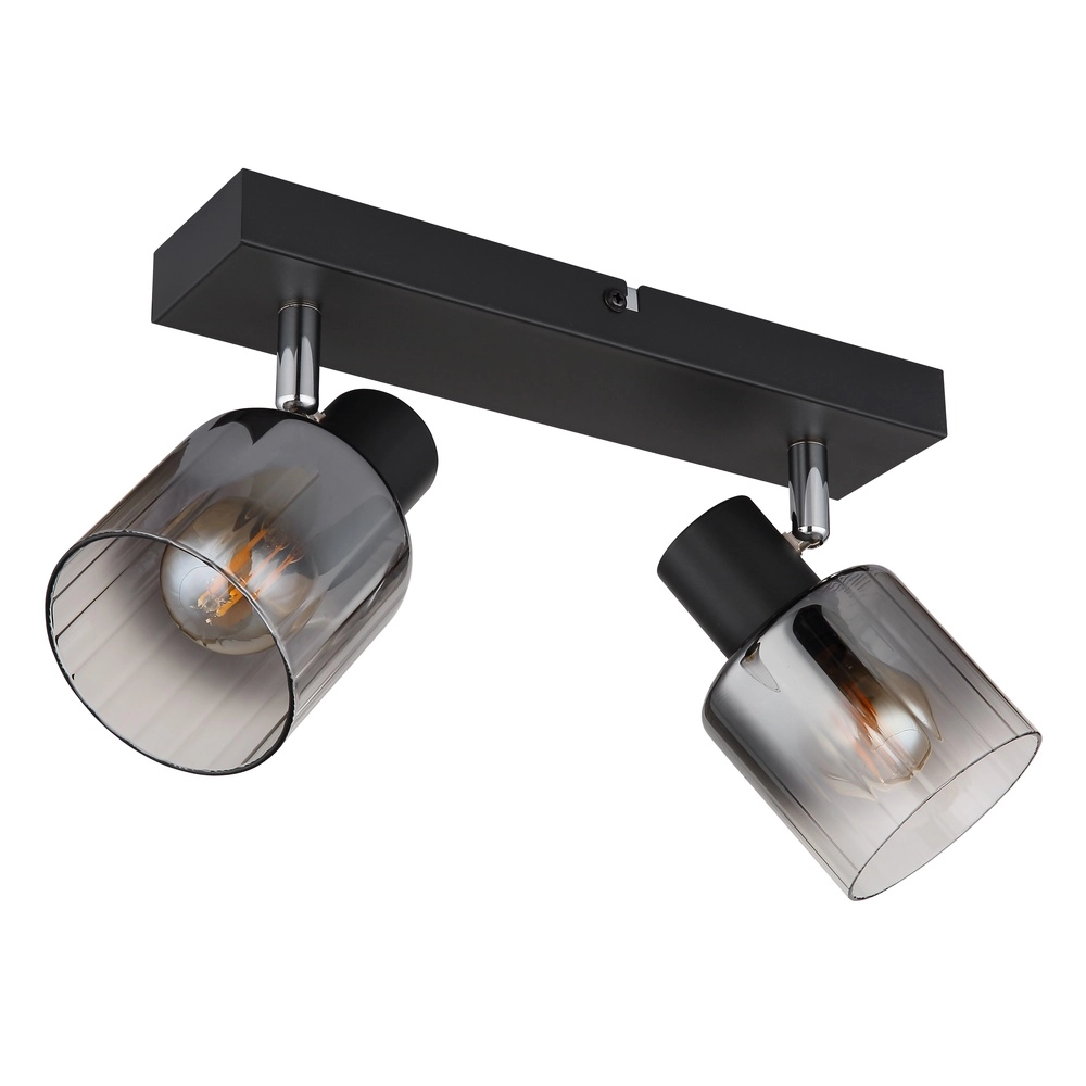 Deckenlampe Jack 2-Licht Schwarz Globo 9007371516834