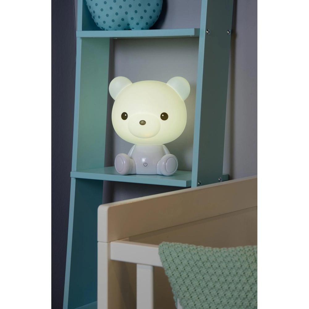 Nachtlicht Dodo Bear Kinderzimmer weiß Lucide 5411212712738