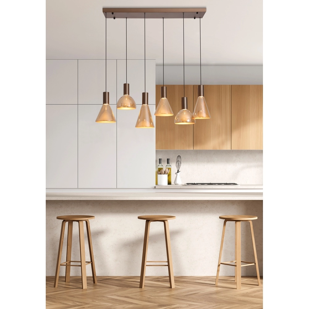 Pendelleuchte Cannes 6-flammig Searchlight 5053423299341