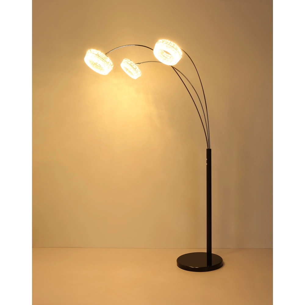 Stehlampe Laurel Schwarz Globo 9007371579044