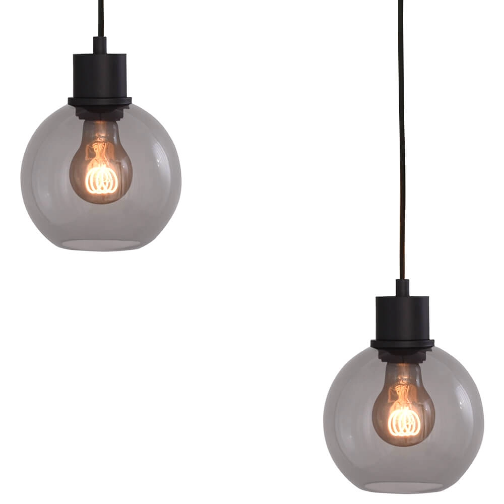 Hängelampe Lazise 5x Ø 15cm schwarz Masterlight 8718121303499
