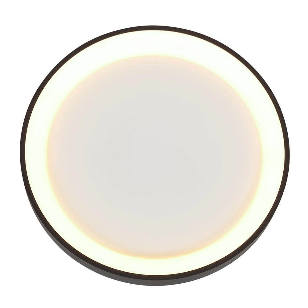 Deckenlampe Ringlede Design schwarz Ø 38cm Steinhauer 8712746171952