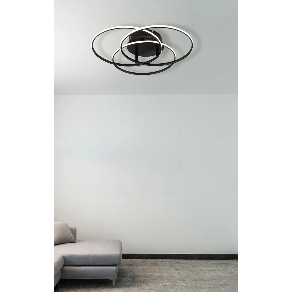 Design-Deckenlampe Kombos Schwarz Globo 9007371531479