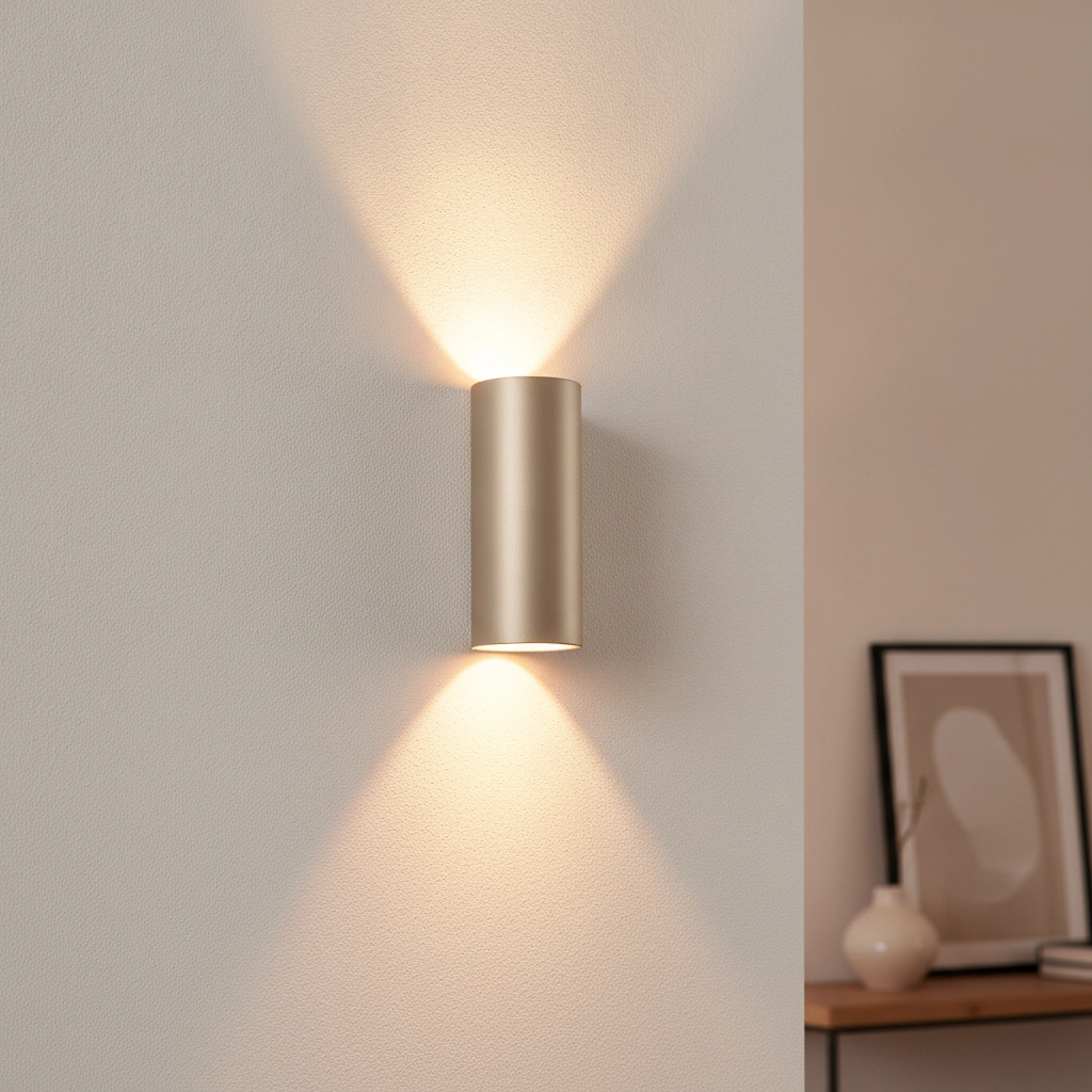 Design-Wandleuchte Brody2 Champagner