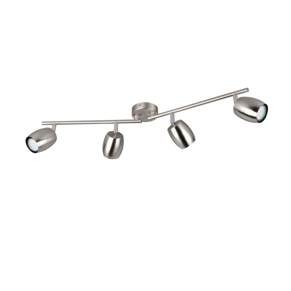 Deckenlampe Nancy 4-flammiges Nickel Trio 4017807657029