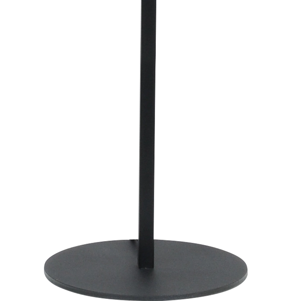 Schwarze Tischlampe Venus mit sandfarbenem Lampenschirm Masterlight 8718121218311