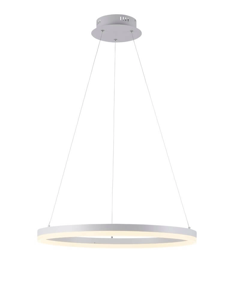Moderne Hängelampe Titus Ø 60cm weiß