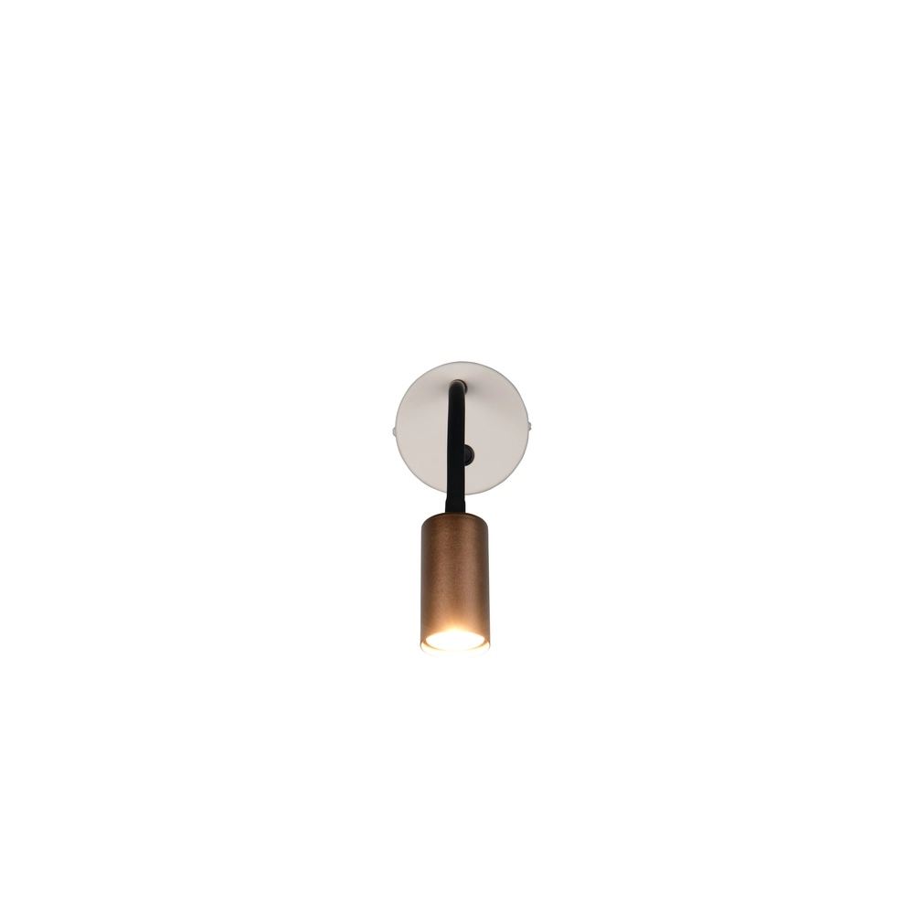 Wandlicht Taryn Mocha Brown mit Schalter Trio 4017807685695