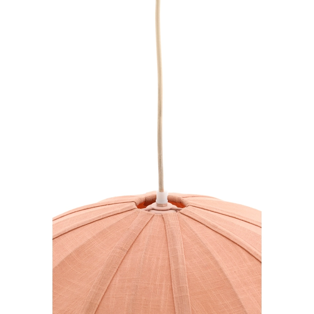 Stoff-Pendellampe Cesano Ø 50cm – hellrosa Light & Living 8717807779283