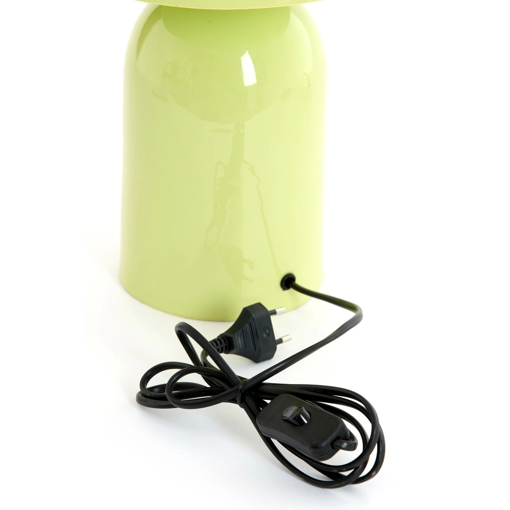 Pilztischlampe Tolima Glanzhellgrün – Ø 31 cm Light & Living 8717807807863
